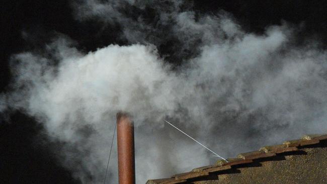 When white smoke rises from the chimney on the roof of the Sistine Chapel it means that cardinals have elected a new pope. Picture; AFP