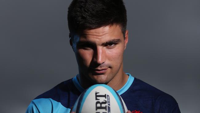 Portrait of Waratahs winger Jack Maddocks, who is playing his old team Melbourne Rebels on Friday night at Daceyville, Sydney. Picture: Brett Costello