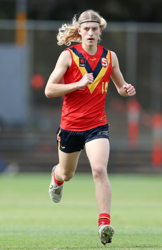 Jack Delean took part in the Under-19 NAB AFL National Championships in Adelaide. Picture: Sarah Reed/AFL Photos via Getty Images