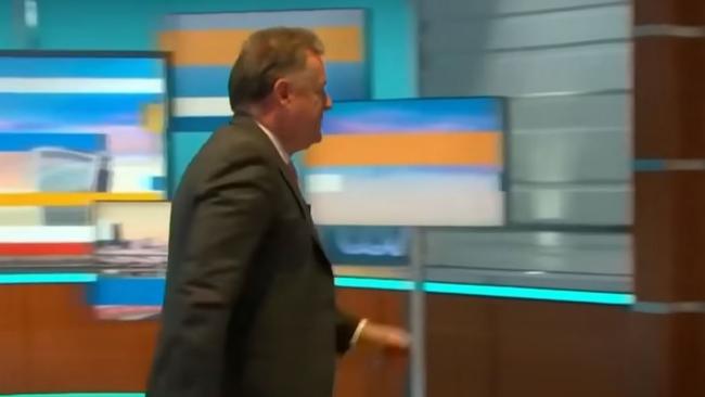 Piers Morgan walks off Good Morning Britain after Alex Beresford criticised his attack on Meghan Markle.