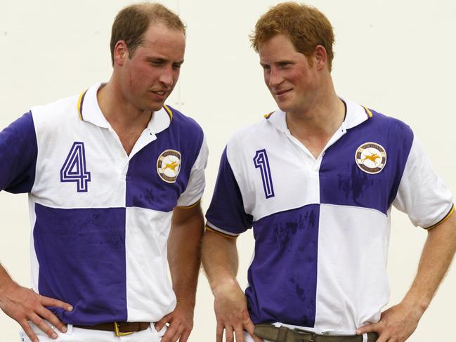 Prince William, the Duke of Cambridge, right, and Prince Harry, have been super close for years. Picture: AP