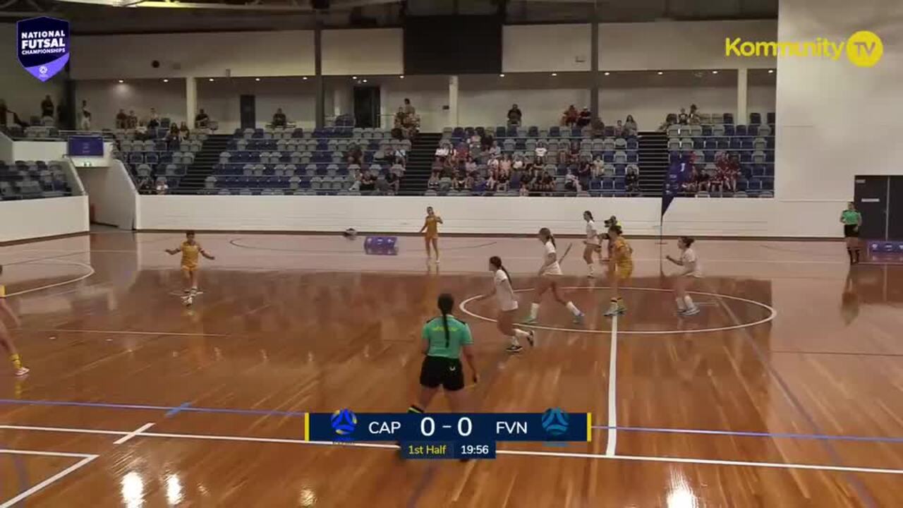 Replay: Capital Football v Football Victoria Navy (U15 Girls) - 2025 National Futsal Championships Day 1