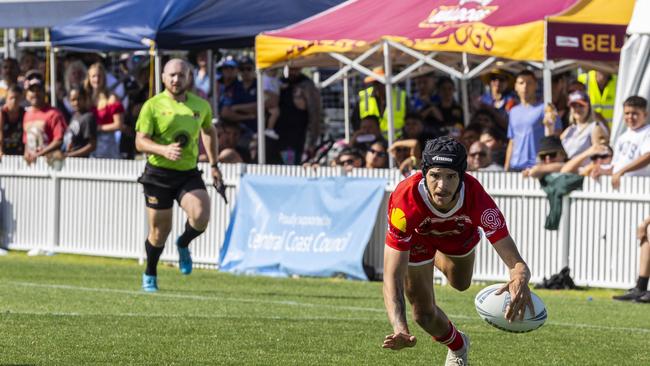 Men's Koori Knockout grand final, Walgett Aboriginal Connection vs Wiradjuri Aboriginal Rivers. Picture: Andrea Francolini