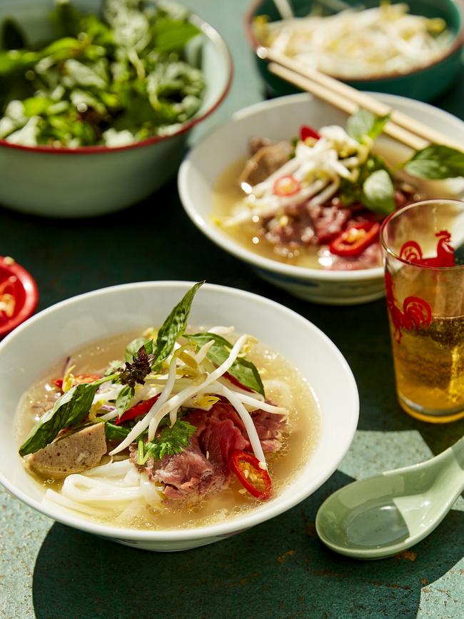 Pho bo beef pho. Picture: Chris Middleton