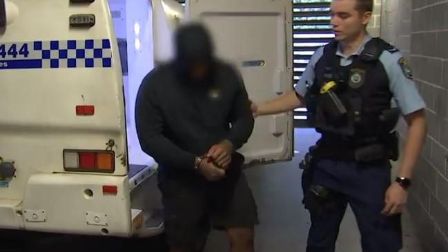 Among the charges, both men were charged with two counts of taking/detaining in company with intent to ransom occasion actual bodily harm. Picture: NSW Police