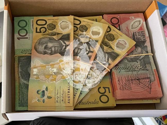 Police also took $138,600 in cash. Picture: Supplied.