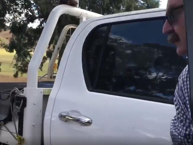 Annabel and Greg Digance leave their Strathalbyn home with no comment on claims they blackmailed Labor leader Peter Malinauskas. 15 April 2021 Picture: Alan Murrell/10NewsFirst Adelaide