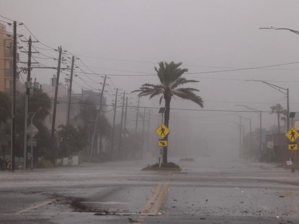 Roads, homes and businesses were inundated after Helene made landfall near the Florida state capital Tallahassee overnight (Florida’s St Pete Beach pictured). Picture: Joe Raedle/ Getty Images via AFP