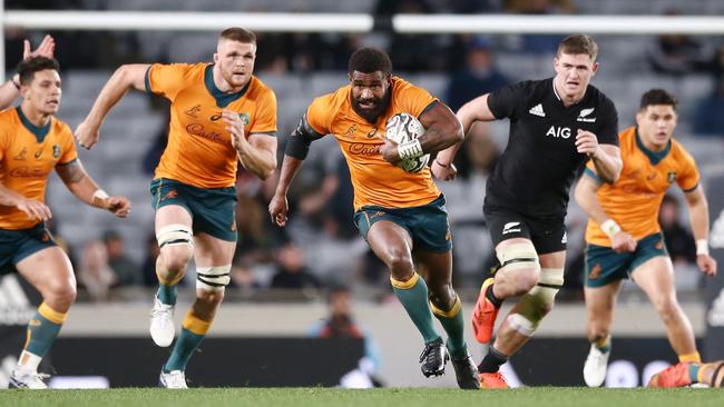 Marika Koroibete and the Wallabies have run into trouble because of the Covid uncertainty. Picture: Anthony Au-Yeung/Getty Images