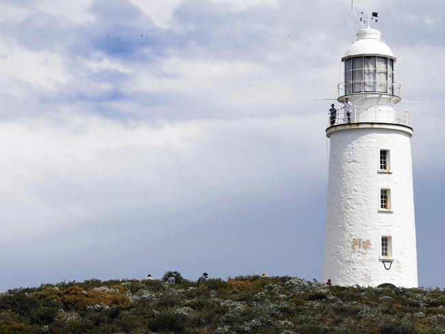 The lighthouse at South Bruny.