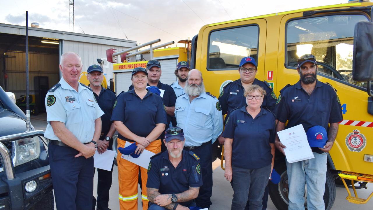 RFS Western Downs firefighters recieve citations at Bennett Rural Fire ...