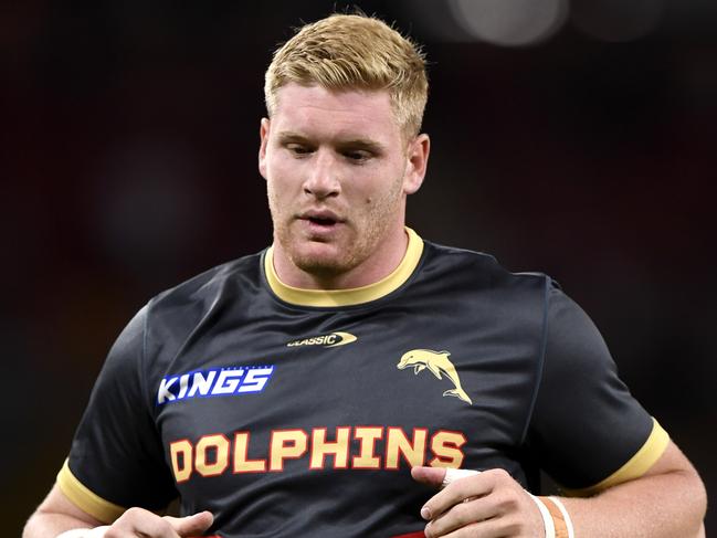 Dolphins forward Tom Flegler is no guarantee of playing in 2025. Picture: NRL Photos