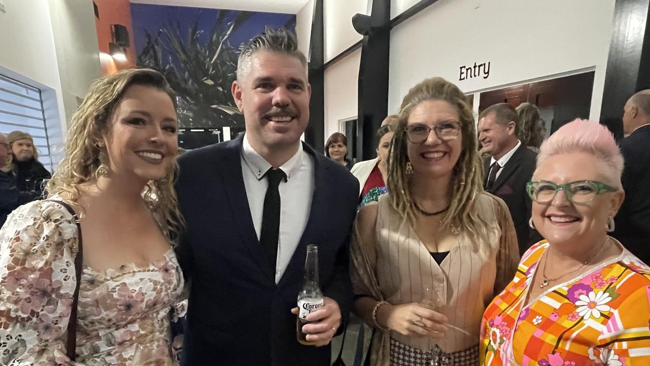 Tara Bedford, Nathan Bedford, Debbie Gordon and Liz Fern enjoyed the 2023 Bundaberg &amp; District Business Excellence Awards.