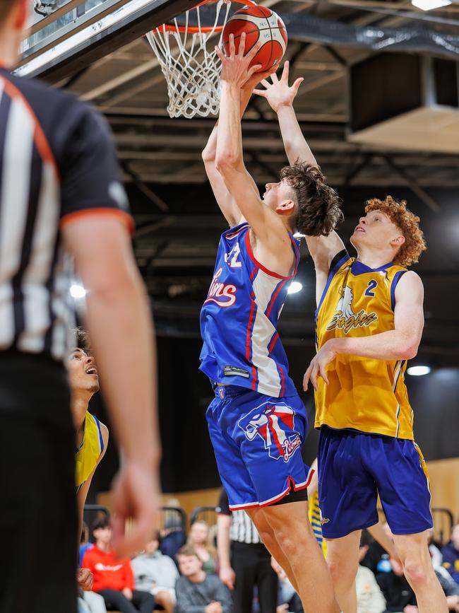 Action from the 2024 Basketball SA Junior State Championships. Picture: Dan Cowley.