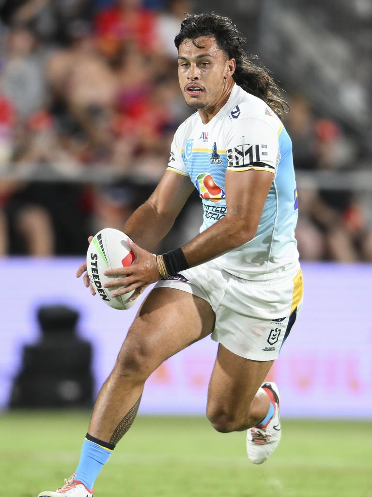 Titans captain Tino Fa’asuamaleaui is a key figure in the campaign. Picture: NRL Photos