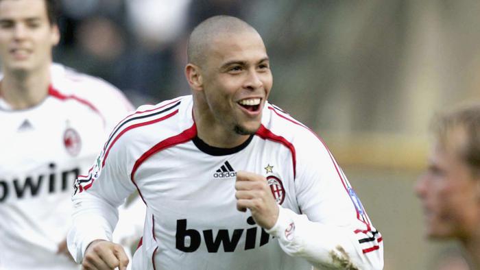 Ronaldo was only at Milan for a brief period of time but he made a lasting impression. (Photo by New Press/Getty Images)