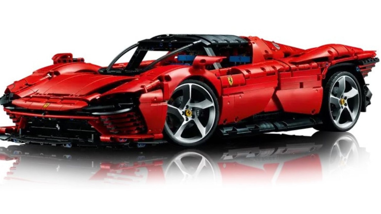 Dreaming of getting behind the wheel of a Ferrari? Build a LEGO version instead. Picture: LEGO