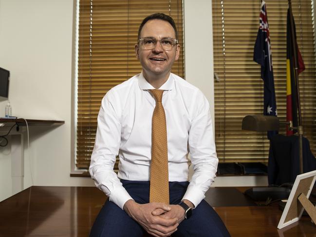 Senator Andrew Bragg heads the Senate communications committee. Picture: NCA NewsWire / Gary Ramage