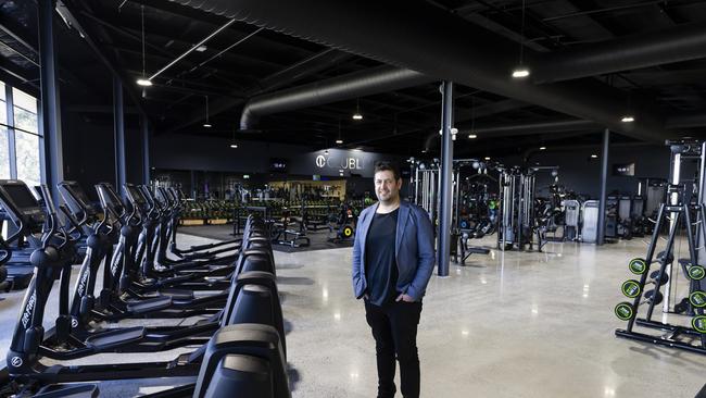 Viva Leisure CEO Harry Konstantinou at one of the company's gyms in Canberra.