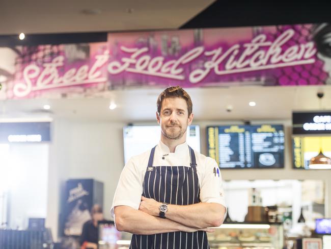 Ettalong Diggers executive chef Matt Fayers at the new Street Food Kitchen. Picture: Troy Snook