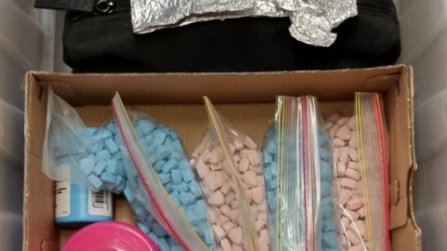 The MDMA found during the raid. Picture: SA Police Picture: SA Police