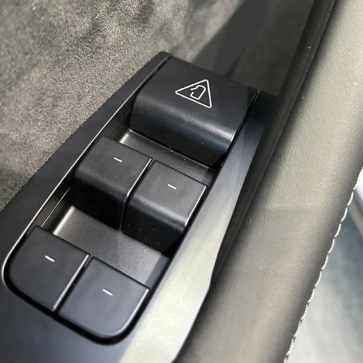 Model Y's front door emergency door latch button. (Picture: Reddit)