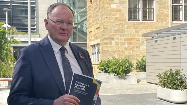 Minister for Education, Children and Youth Roger Jaensch releases the Tasmanian Youth Justice Blueprint 2024-34