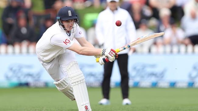 Harry Brook doesn’t hold back with the bat. Picture: Phil Walter/Getty Images