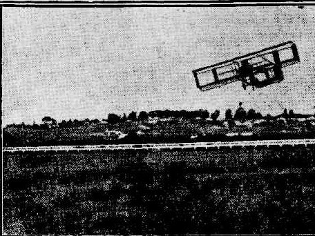 Harry Houdini took to the skies over Rosehill Racecourse in his newfangled French-built Voison biplane in 1910.