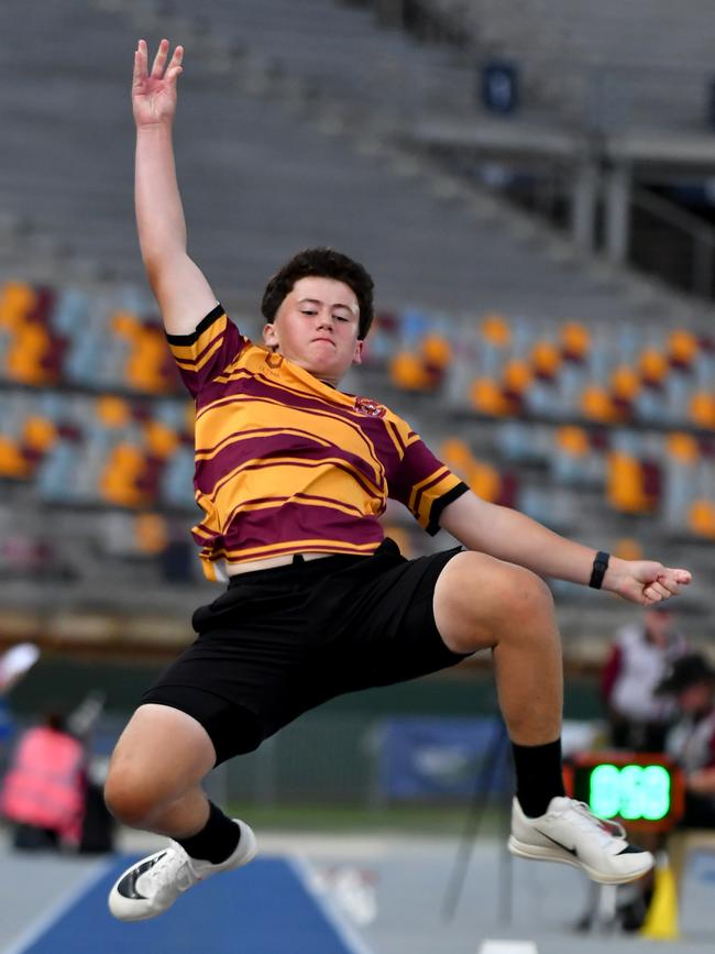 The Queensland All Schools track and field championships at QSAC. Thursday October 31, 2024. Picture, John Gass