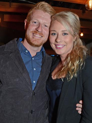 Jamie Giblett and Alida Wapstra at re-opening of The Avenue, Surfers Paradise. Picture: Regina King