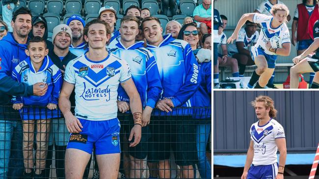 Jordi Mazzone is a Canterbury Bulldogs player on the rise. Picture: Kundai Chawira/Sean Teuma