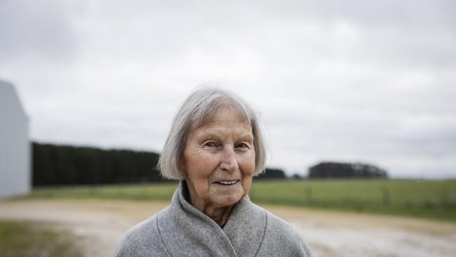 Fay Buckley, 85, runs 10,000 crossbred Primeline ewes. Pictures: Nicole Cleary