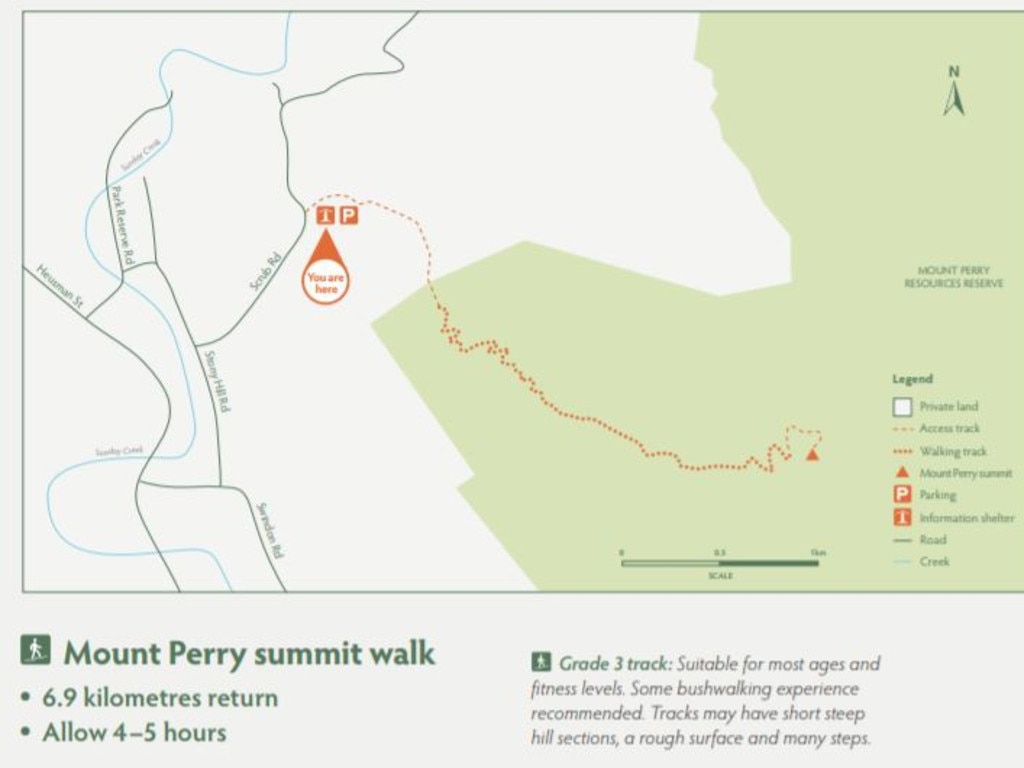 Mount Perry Summit Walk track.