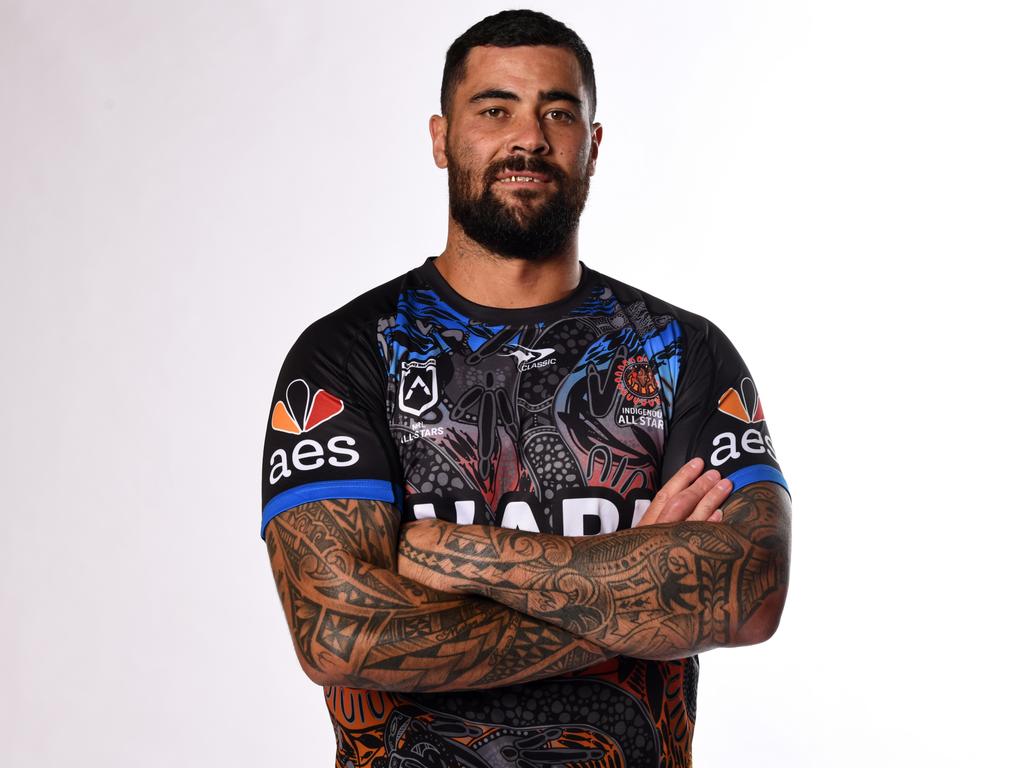 Pats on the back for Andrew Fifita who showed an incredible act of kindness. Picture Grant Trouville/NRL Photos