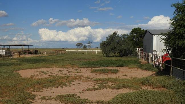 The punter's dream, a stable that backs on to the Longreach racetrack. Picture: realestate.com.au