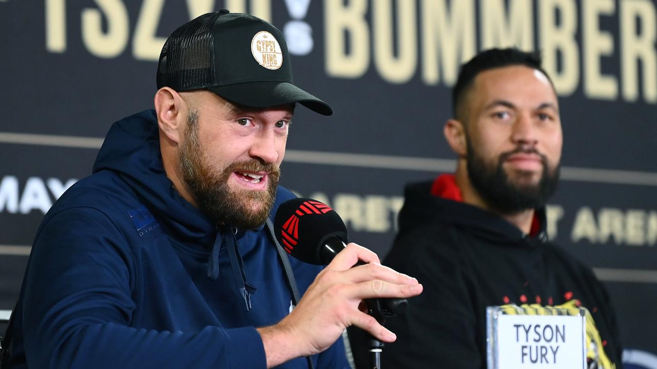 Tyson Fury will be in Joseph Parker’s corner. (Photo by Quinn Rooney/Getty Images)