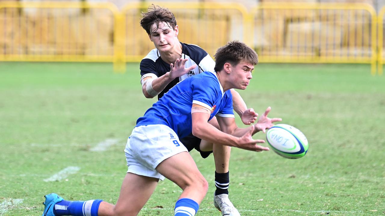 AIC First XV rugby union between Iona College and St Edmund's College. Saturday May 4, 2024. Picture, John Gass