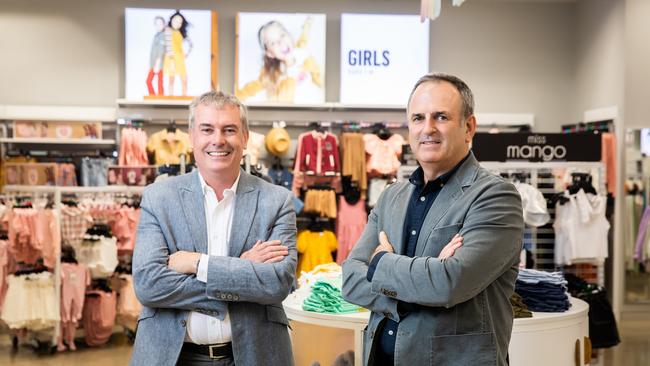 Best &amp; Less Chairman Jason Murray and CEO Rodney Orrock. The retailer lost more than one in five trading days in the last half from forced store closures.