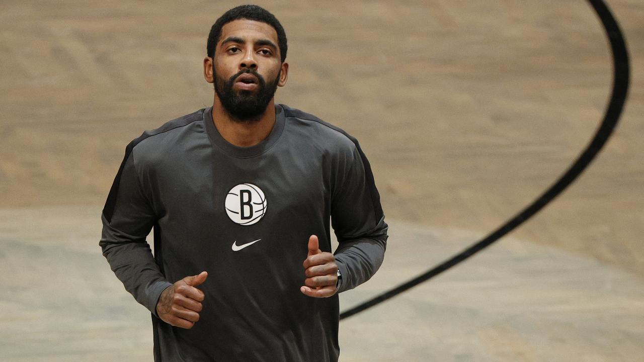 Kyrie Irving is . (Photo by Sarah Stier / Getty Images North America/AFP)