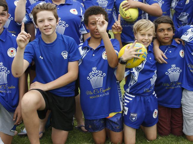 Penrith Waratahs under-13s Premiership winning team for Junior Sport Star.