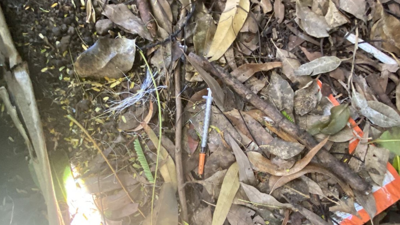 The review noted recent human waste, used toilet paper, used syringes and associated waste at the site. Picture: City of Moreton Bay