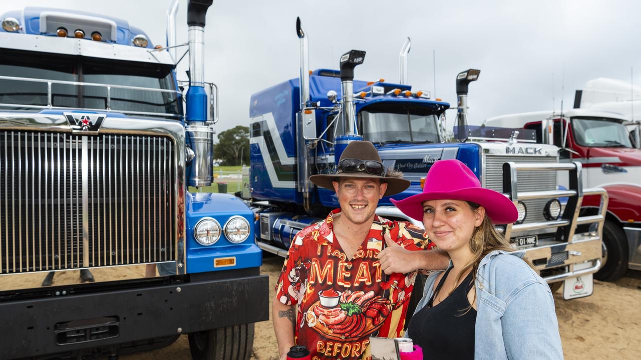 Guy Ekblad and Sarah Wormington at Meatstock at Toowoomba Showgrounds, Saturday, April 9, 2022. Picture: Kevin Farmer