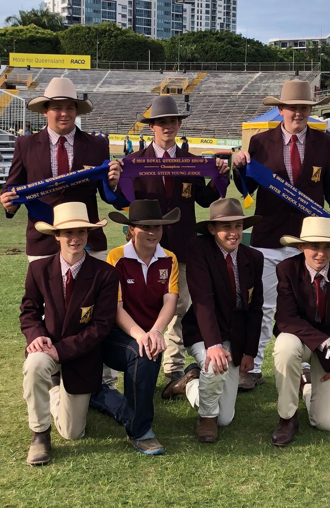 CHAMPIONS: Dalby State High School cattle team was crowned best at the Brisbane Ekka.