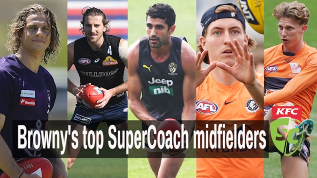 Browny's top SuperCoach midfielders