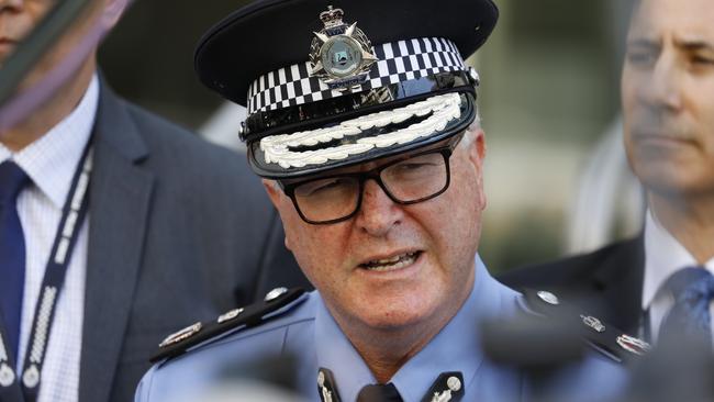 Then police commissioner Chris Dawson, now WA’s governor, was in attendance. Picture: Paul McGovern