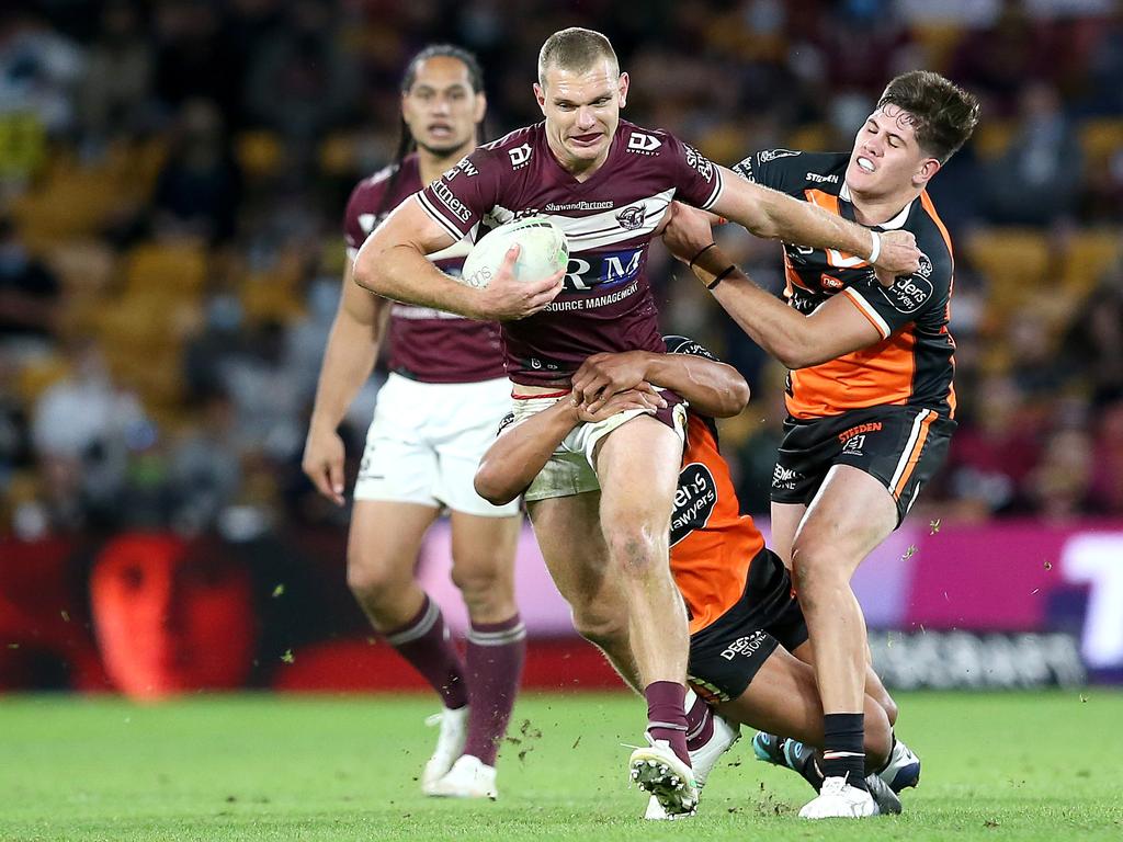 Tom Trbojevic is expected to make a return against the Tigers. Picture: Getty