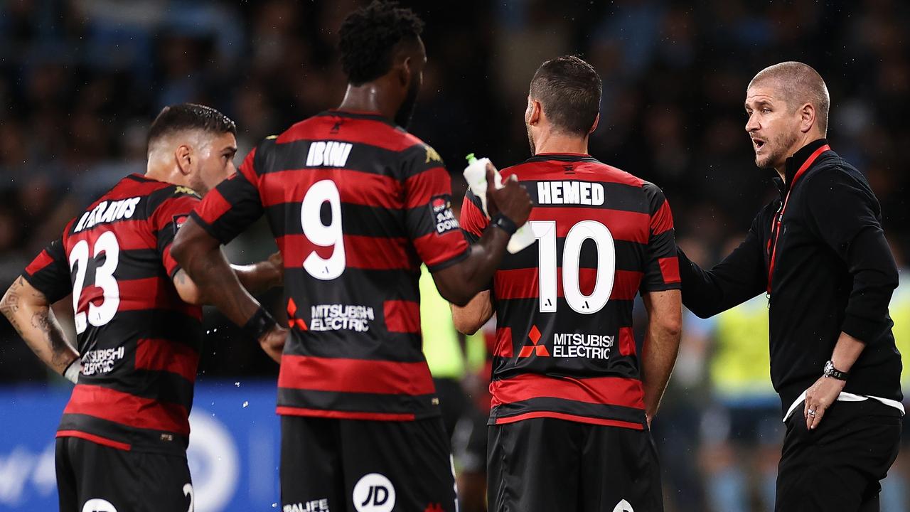 Wanderers boss Carl Robinson felt there lots of positives from the first two games of the A-League Men's season. Picture: Cameron Spencer / Getty Images
