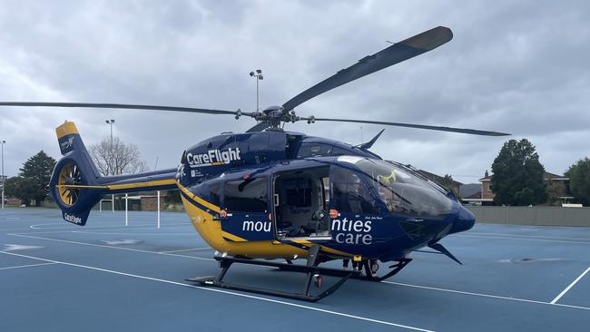 CareFlight responds to injured kite surfer on the Central Coast. Picture: CareFlight
