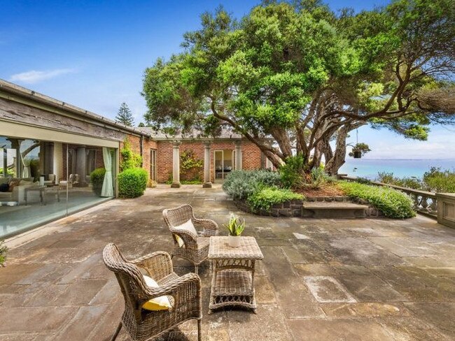 The clifftop Portsea plot overlooks Weeroona Bay. Picture: Supplied